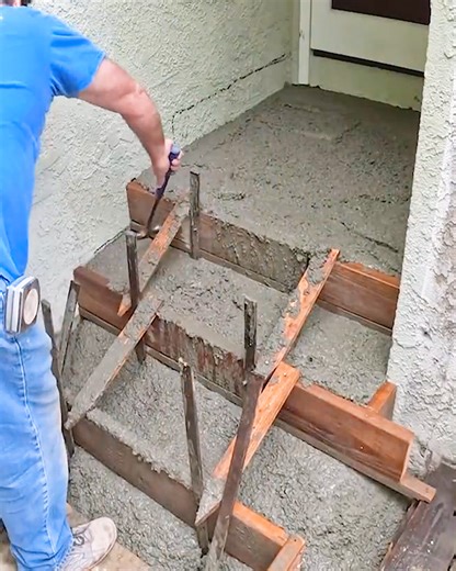 How to Setup and Pour a Concrete Staircase | DIY & Crafts