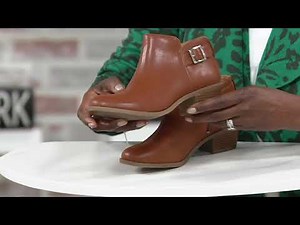Vionic Ankle Boots with Buckle - Millie on QVC
