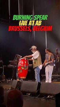 Reggae legend Burning Spear live in Brussels #reggae #concert #burningspear