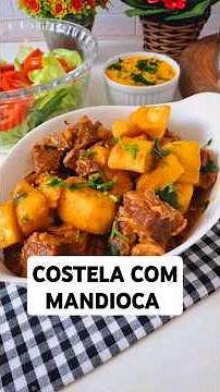 COSTELA COM MANDIOCA