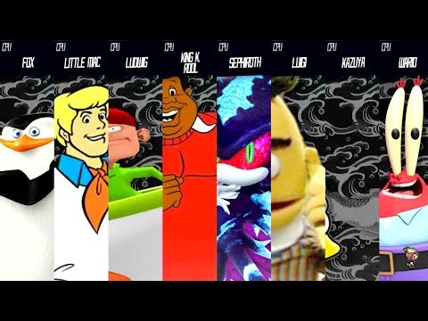 Battle on The Spongebob Stage - Requested Smash Bros Battle