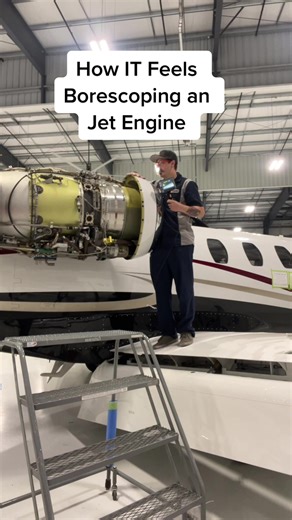 #borescoping #aircraftmechanic #aircraftmaintenance #handlebarmustache #mustache #aircraft #jetengine #fyp #mechanic