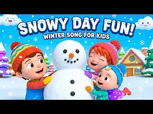 ❄️ It’s a Snowy, Snowy Day! ☃️ | Winter Song for Kids | melomelon 3D Rhyme