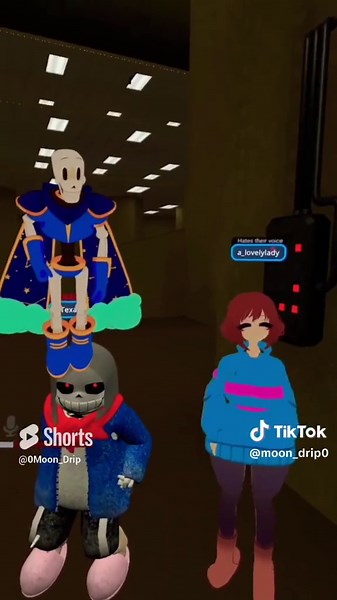 Sans and Papyrus hand out puzzles. #sans #papyrus #frisk #undertale #outertale #dustsans #backrooms #vrchat #vr #vrhorror #horror #funny #funnymoments #underverse