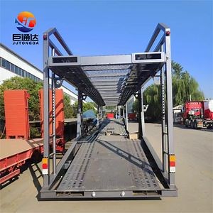 [Hot Item] Hot Selling 2 Axles 6-10 Units Car Carrier Trailer Car Transport Semi Trailer Double Deck Car Carrier Trailer