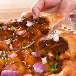 350K views · 416 reactions | Pizza and chili cheese dogs finally...