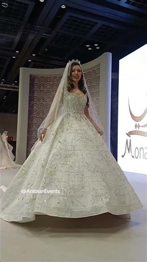 V21 - THE GULF BRIDE SHOW DUBAI معرض عروس الخليج - أجمل فساتين الزفاف #ytshorts #dubai