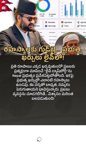 రహస్యాలకు గుడ్‌బై… ప్రభుత్వ ఖర్చులు లైవ్‌లో #uniquestories #finance #nepal