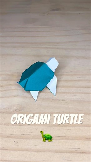 Easy Origami Turtle 🐢