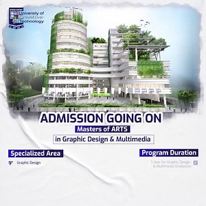 Admission Open: Winter 2026 Program: Master of Arts in Graphic Design & Multimedia Department of Graphic Design & Multimedia 🗓Classes Will be start from 20th February 2026 🎓50% Waiver on Admission Fee 📍Permanent Campus Adjacent to Uttara South Metro Rail Station *𝗧𝘂𝗶𝘁𝗶𝗼𝗻 𝗙𝗲𝗲 𝗗𝗲𝘁𝗮𝗶𝗹𝘀: https://smuct.ac.bd/gdm/fees-and-others/ *𝗦𝗰𝗵𝗼𝗹𝗮𝗿𝘀𝗵𝗶𝗽 𝗗𝗲𝘁𝗮𝗶𝗹𝘀: https://smuct.ac.bd/scholarship-and-waiver/ Admission Office open 9 am to 5 pm: ** Permanent Campus: Plot-6, Avenu