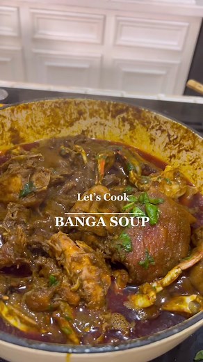 Cooking Traditional Banga Soup | African Food Recipe