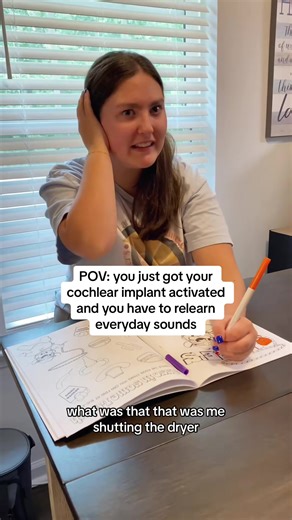 Imagine relearning every sound you hear on a regular basis! #cochlearimplant #deaftiktok #deafcommunity | The Deal Girls