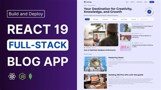 用 React 和 Node.js 从头搭建博客应用（支持无限滚动、多用户角色和内容筛选）MERN 全栈项目实战