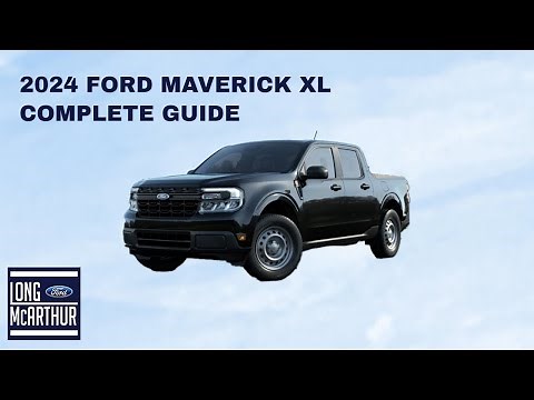 2024 Ford Maverick XL - All Standard and Optional Equipment
