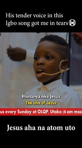 25K views · 1.4K reactions | This Igbo song does something special to me… so deep and emotional . Hearing our little Shine’s tender voice sing on an Igbo song makes it even more touching 珞. Song Title: Jesus Aha na ato mu to Composed by: Sir Sam Ojukwu (of blessed memory) Rendered by: Obiblo Music Crew Please share to bless someone today 珞❤️ | Obong-unwana Obiblo Ubom | Facebook