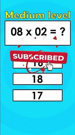Quick Math practice