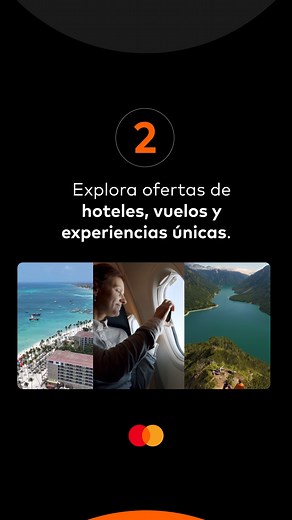 ¿Planificando tu próximo viaje? 🌍✨ Con Mastercard Travel & Lifestyle Services, accede a ofertas exclusivas en hoteles, vuelos y experiencias únicas.​ Sigue estos simples pasos:​ 1️⃣ Regístrate en travel.mastercard.com​ 2️⃣ Explora y elige las mejores ofertas para tu destino​ 3️⃣ Reserva directo y disfruta de beneficios diseñados para ti​ 📌 Recuerda: Verifica con tu banco si tu tarjeta Mastercard es elegible para este beneficio.​ Aplican términos y condiciones | Mastercard