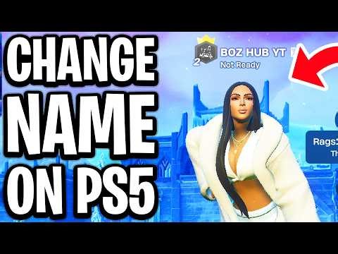 How To Change Fortnite Name In PS5 - Full Guide