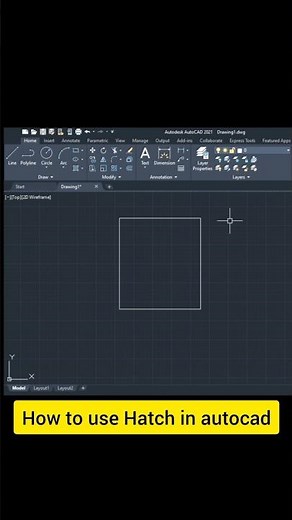 How to use Hatch in autocad. #viral #autocad #autocadcommands #2danimation #2d