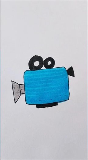 Movie Camera 🎥 Easy Drawing For Kids #movie #camera #trending #kidstvforfun #shorts #viralshorts