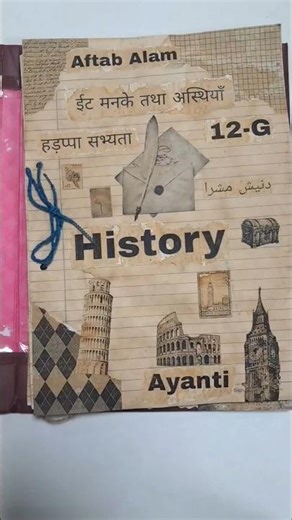 History Project file | class 12 hadappa sabhyata project #ayanti