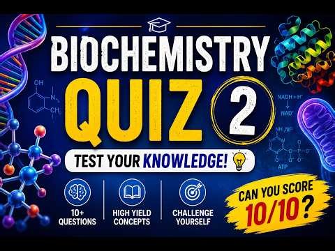 Biochemistry Quiz #2 | Test Your Biology Knowledge 🧬#biology #medical #pharma