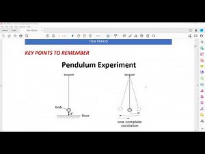 Exercise ATP Time period of pendulum Cambridge IGCSE/O level Physics 0625/0972/5054 Lesson 2 part f