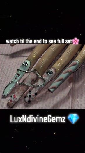 hello kitty pink nails