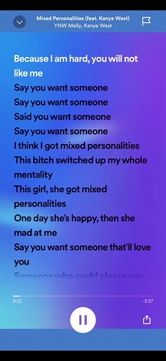 Mixed Personalities by YNW Melly featuring Kanye West
