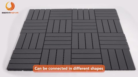 54 sq. ft Plastic Interlocking Decking Tile, 54 Pcs, 12"x12" Waterproof Outdoor Flooring All Weather Use, Patio Decking Tiles for Porch Poolside Balcony Backyard - Walmart.com