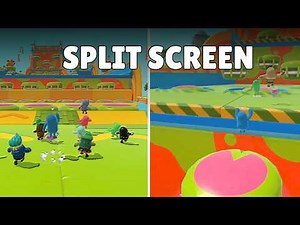 How To Play Split Screen on Fall Guys! 2 Player Split Screen - (PS4, PS5, XBOX, NINTENDO SWITCH, PC)