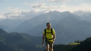 Hiking Adventure Man Breathtaking Panorama Rolling Stock Footage Video (100% Royalty-free) 3583916257 | Shutterstock