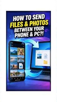 HOW TO SEND FILES & PHOTOS BETWEEN YOUR PHONE & PC?!