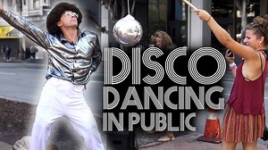 Disco Dancing in Public #disco #dance #70s #80s #funky Follow KyleLevo Youtube Channel for more!! | KyleLevo Youtube Channel