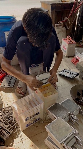 6.3K views · 44 reactions | Car Battery Restoration Process | Bring Dead Batteries Back to Life | Production Line | Facebook