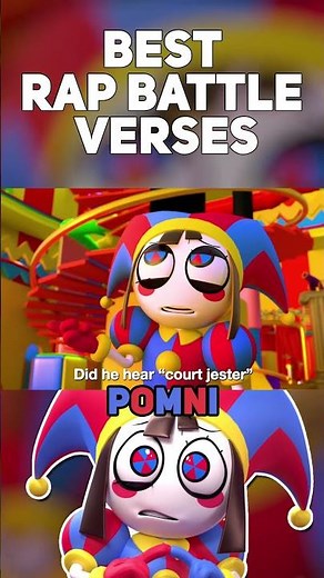 POMNI! (BEST RAP BATTLE VERSES) #shorts #rapbattle #theamazingdigitalcircus #tadc #deltarune