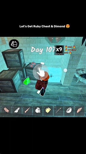 Let's Get Ruby Chest & Dimond 😍 #roblox #99nightintheforest
