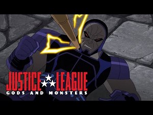 The death of Darkseid | Justice League: Gods and Monsters