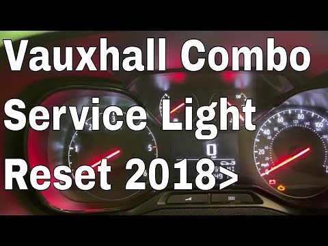 Opel Combo Service Light Reset 2018 19 20 21 Vauxhall Combo Service Light Reset 2018 onwards