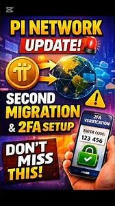 Pi Network Update 🚨 Second Migration & 2FA Setup Explained (Don’t Miss This!)
