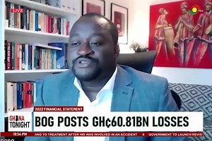 38 reactions | BoG losses: The central bank isn't independent in some of its monetary policies. - Dr Theo Acheampong, Economist, Risk Analyst #GhanaTonight | TV3 Ghana | Facebook