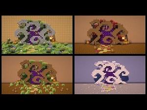 Minecraft Fantasy Nether Portal Design Ideas | Building Tutorial