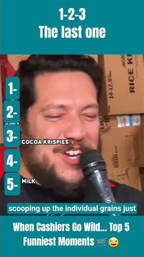 When Cashiers Go Wild… Top 5 Funniest Moments 🛒😂 #funny #viral #comedy #shorts #laugher