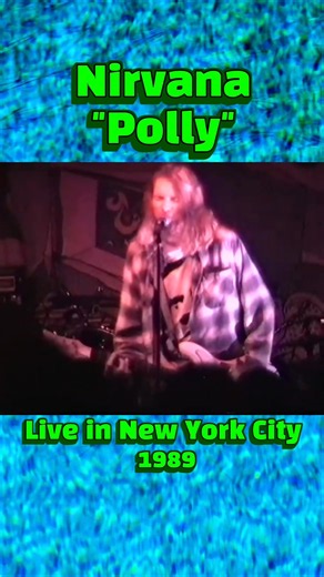 Nirvana - "Polly" live in New York City (1989) #nirvana #kurtcobain #grungev#alternativerock