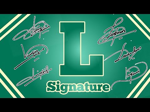 Letter L Signature style | Signature idea for letter L | Best Signature