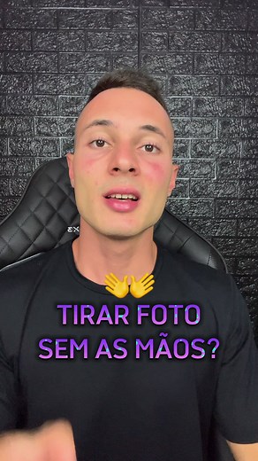Como tirar uma foto sem usar as mãos no celular #selfie #dicasdefotografia #celular #smartphone #android #dicas | Gui Cassiri