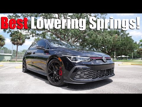 These Are The Best Lowering Springs For The VW MK8 GTI !