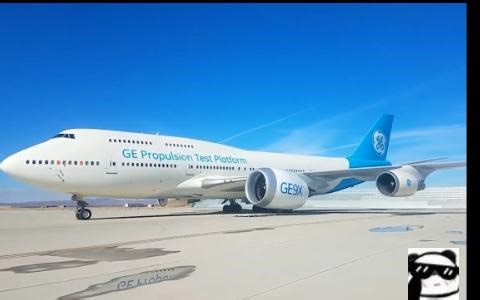 最大航空发动机GE9X 首次飞行试验