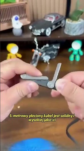 Kabel do szybkiego ładowania 2 w 1 z regulowanym uchwytem na telefon🔋