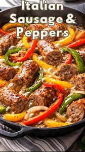 🍳 Italian Sausage and Bell Pepper Recipe – A Meal in a Frying Pan This Italian sausage and bell pepper recipe is the kind of meal everyone loves—simple, hearty, and packed with flavor. Everything cooks together in one frying pan, making it perfect for busy weeknights with minimal cleanup. 🛒 Ingredients (Serves 4) For the skillet 1 lb Italian sausage (mild or spicy) 1 red bell pepper, sliced 1 green bell pepper, sliced 1 yellow bell pepper, sliced 1 medium onion, sliced 2 tbsp olive oil 1 tsp g